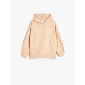 Koton 4WKG10218AK Deve Tüyü Kız Çocuk Sweatshirt