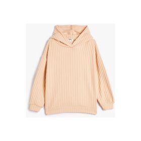 Koton 4WKG10218AK Deve Tüyü Kız Çocuk Sweatshirt