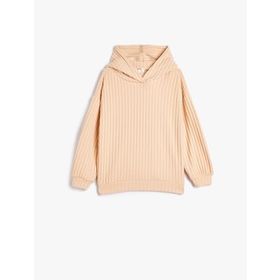 Koton 4WKG10218AK Deve Tüyü Kız Çocuk Sweatshirt