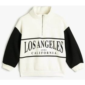 Koton 4WKG10290AK Ekru Kız Çocuk Sweatshirt
