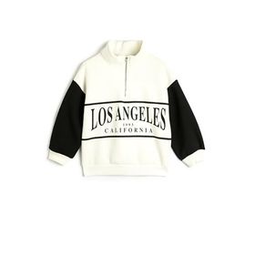 Koton 4WKG10290AK Ekru Kız Çocuk Sweatshirt