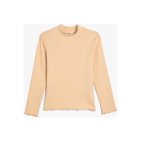 Koton 4WKG10299AK050 Bej Kız Çocuk T-Shirt