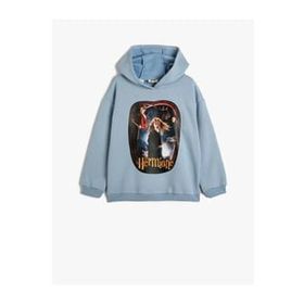 Koton 4WKG10485AK Mavi Kız Çocuk Sweatshirt