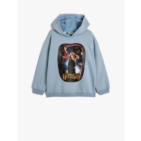 Koton 4WKG10485AK Mavi Kız Çocuk Sweatshirt
