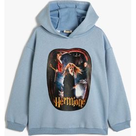 Koton 4WKG10485AK Mavi Kız Çocuk Sweatshirt