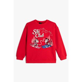 Koton 4WKG10692AK Kırmızı Kız Çocuk Sweatshirt