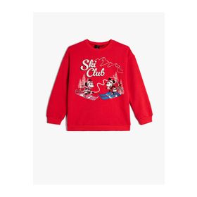 Koton 4WKG10692AK Kırmızı Kız Çocuk Sweatshirt