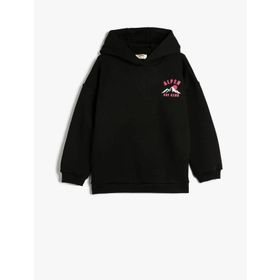 Koton 4WKG10701AK Siyah Kız Çocuk Sweatshirt