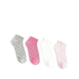 Koton 4WKG80003AA Pembe 4'lü Kız Çocuk Patik Çorap Seti