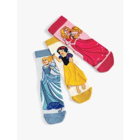 Koton 4WKG80019AA 3'lü Disney Lisanslı Soket Kız Çocuk Çorap Seti