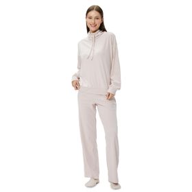 Koton 4WLK40079MK Pembe Kaşkorse Yumuşak Dokulu Boğazlı Kadın Pijama Üstü