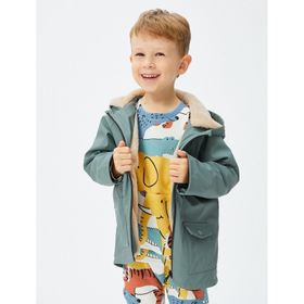 Koton 4WMB00005TW Haki Erkek Bebek Mont