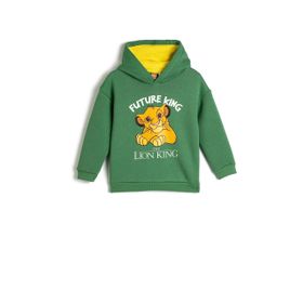 Koton 4WMB10031TK789 Yeşil Erkek Çocuk Sweatshirt