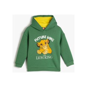 Koton 4WMB10031TK789 Yeşil Erkek Çocuk Sweatshirt