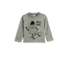 Koton 4WMB10035TK Gri Erkek Çocuk Sweatshirt