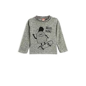 Koton 4WMB10035TK Gri Erkek Çocuk Sweatshirt