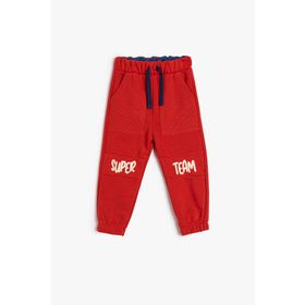 Koton 4WMB40021Tk Kırmızı Bebek Eşofman Alt