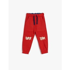 Koton 4WMB40021Tk Kırmızı Bebek Eşofman Alt