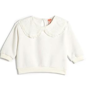Koton 4WMG10003AK Ekru Kız Bebek Sweatshirt