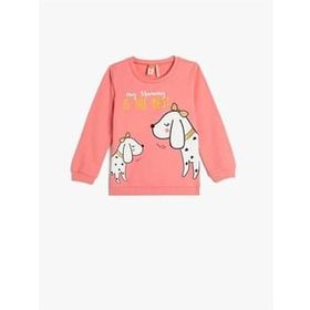 Koton 4WMG10023AK Pembe Bebek Sweatshirt