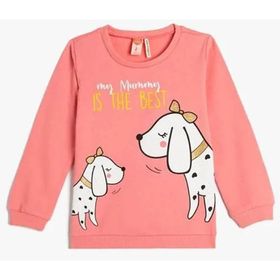 Koton 4WMG10023AK Pembe Bebek Sweatshirt