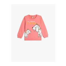 Koton 4WMG10023AK Pembe Bebek Sweatshirt