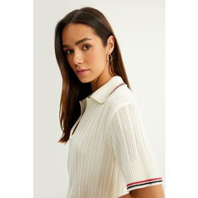 Koton 5WAK90431HT Ekru Kadın Kazak