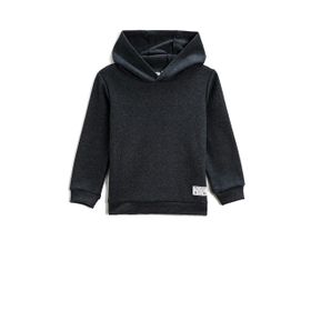 Koton 600 Dokulu İndigo Kapüşonlu 5/6 Yaş Erkek Çocuk Sweatshirt