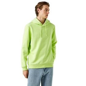 Koton 786 Yeşil Basic Kapüşonlu Erkek Sweatshirt