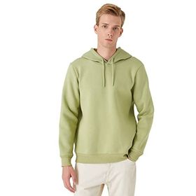 Koton 786 Yeşil Basic Kapüşonlu Erkek Sweatshirt