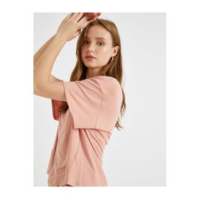 Koton 7YAB17886OK039 Koton Plus Kadın T-Shirt