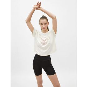 Koton 7YAB17904ZK027 Kadın Koton Plus T-Shirt