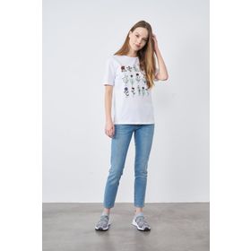 Koton 7YAB17904ZK027 Kadın Koton Plus T-Shirt