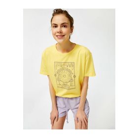 Koton 7YAB17974OK605 Kadın Koton Plus T-Shirt