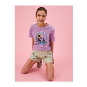 Koton 7YAB17974OK605 Kadın Koton Plus T-Shirt