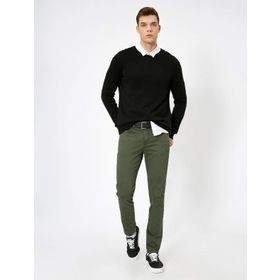 Koton 7YAK47556DW Mavi Kadın Kot Pantolon