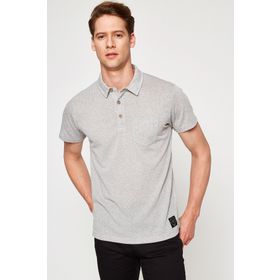 Koton 7YAM11053LK Gri Polo Yaka Erkek T-Shirt