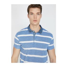 Koton 7YAM12134LK Mercan Erkek T-Shirt