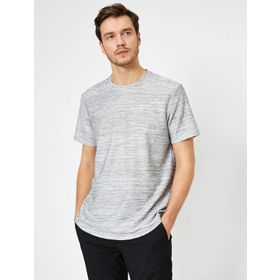 Koton 8KAF10243GK Gri Kadın T-Shirt