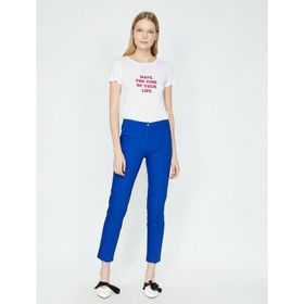 Koton 8KAM43835LW Gri Normal Bel Erkek Pantolon