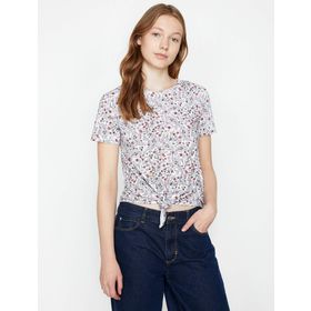 Koton 8YAK13038GK Beyaz Kadın T-Shirt