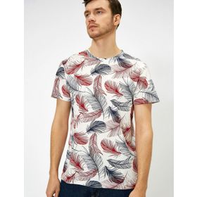 Koton 8YAK13038GK Beyaz Kadın T-Shirt