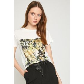 Koton 8YAK13913EK Beyaz Kadın T-Shirt