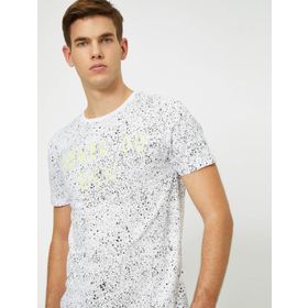 Koton 8YAK13913EK Beyaz Kadın T-Shirt