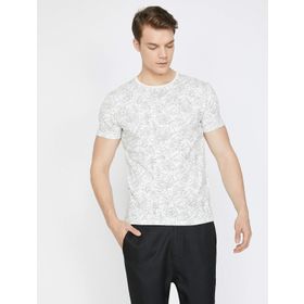 Koton 8YAK13913EK Beyaz Kadın T-Shirt