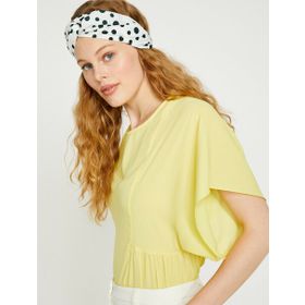 Koton 8YAK63682EW151 Yarasa Kollu Kadın Bluz