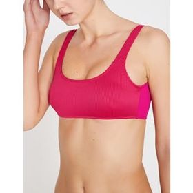 Koton 8YAK89516OM307 Düz Bikini Üstü