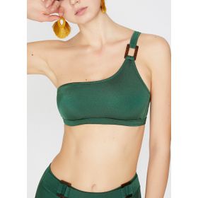 Koton 8YAK89753OM Siyah Kadın Bikini Üstü