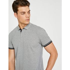 Koton 8YAM11043NK Gri Erkek T-Shirt