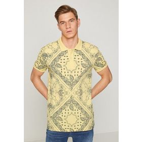 Koton 8YAM11056LK Sarı Erkek T-Shirt